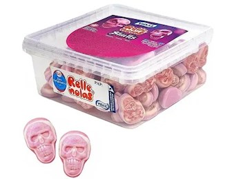 VIDAL FILLED SKULLS 75unit 