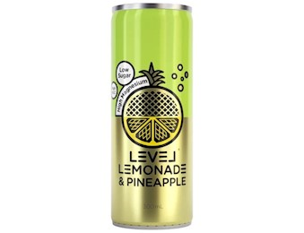 LEVEL PINEAPPLE LEMONADE CAN 300ML