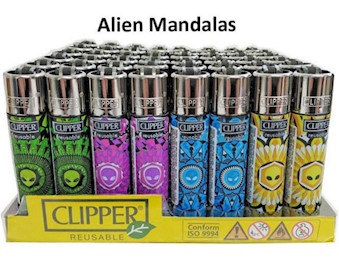 CLIPPER ALIEN MANDALAS LIGHTER