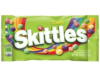 SKITTLE SOUR 38G