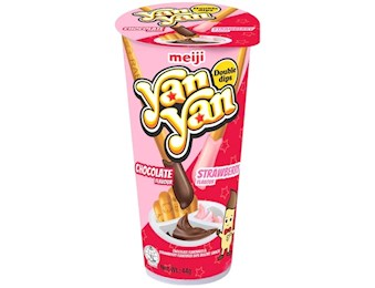 YAN YAN STRAWBERRY CHOCOLATE DIPS 44G X10