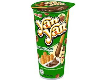 YAN YAN HAZELNUT COCOA DIPS 44G X10