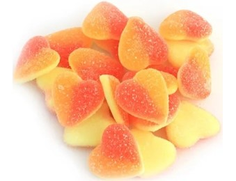 KERVAN SOUR PEACH HEARTS X425 APR