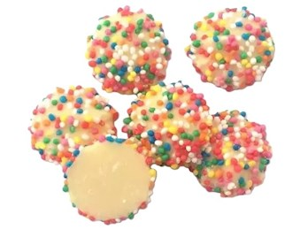 WHITE Chocolate SPECKLES