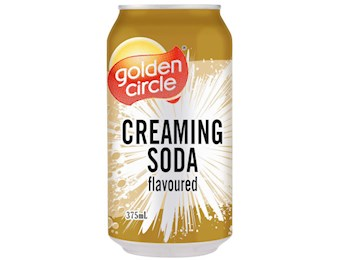 GOLDEN CIRCLE CREAMING SODA 375MLX24
