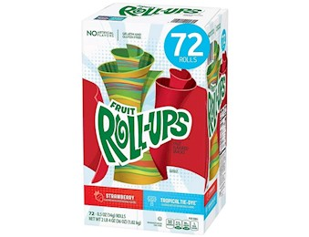 FRUIT ROLL UPS 14G X72