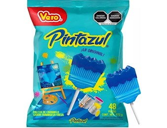 LICK N BRUSH BLUE LOLLIPOP 150 PACK