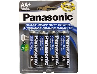 PANASONIC AA SHD BATTERY 4pk