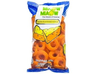 MIAOW MIAOW CHEESE RINGS PARTY PACK 150G 