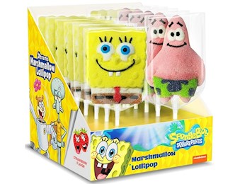 SPONGEBOB MARSMALLOW POP 45G X12