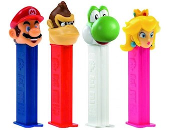PEZ SUPER MARIO NINTENDO 17G X12 (2X6unit)