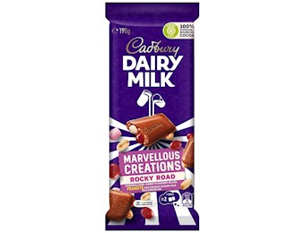 CADBURY MARVELLOUS CREATIONS ROCKY ROAD 190GX15