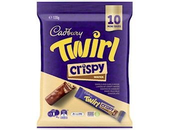 CAD TWIRL CRISPY TREAT SIZE 120GX14