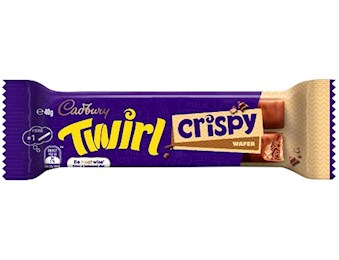 CADBURY TWIRL CRISPY BAR 44G X40