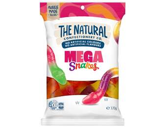 The Natural Confectionery Co MEGA SNACK 170G X16