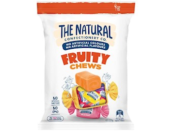 The Natural Confectionery Co FRUITY CHEWS 180G