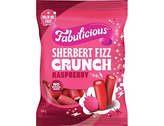 FAB RASPBERRY SHERBERT CRUNCH 180GX12