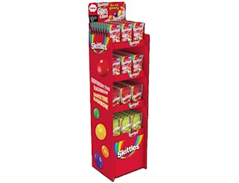 SKITTLES GIANTS FILLED TOWER 120G X96