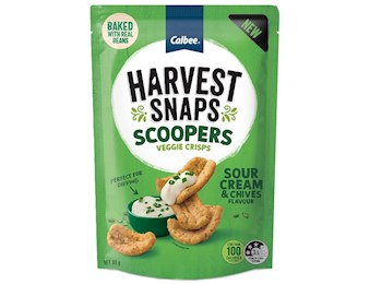 CALBEE HS SCOOPERS SOUR CREAM 90GX8