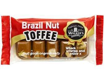 WALKERS NONSUCH BRAZILNUT TOFFEE 100GX10