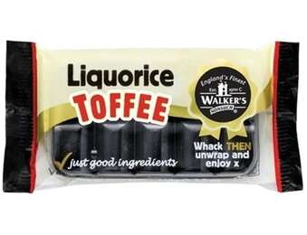 WALKERS NONSUCH LICORICE TOFFEE 100GX10