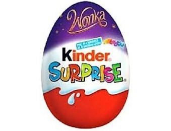 KINDER SURPRISE WONKA BLUE EGG 20G X24