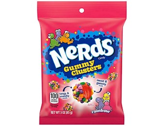 NERDS GUMMY CLUSTERS HANG BAG 85GX12