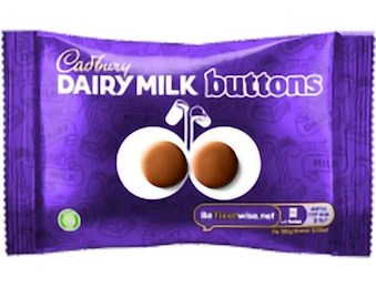 CADBURY DAIRY MILK BUTTONS BAG 40G