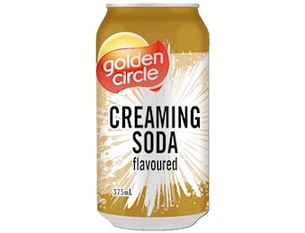 GOLDEN CIRCLE CREAMING SODA 375MLX24