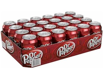 DR PEPPER CANS  330ML X24 UK
