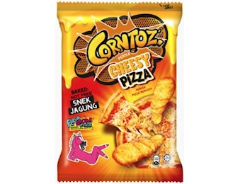 CORNTOZ CHEESY PIZZA 100G X50