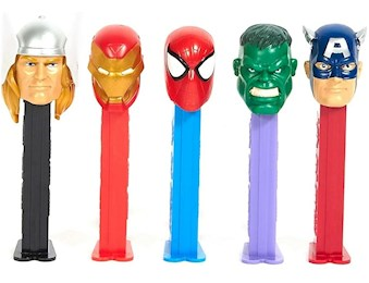 PEZ MARVEL UNIVERSE 17G X12 (2X6unit)