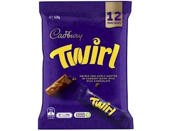 CADBURY TWIRL SHAREPACK 168G 