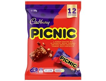 CADBURY PICNIC SHAREPACK 180G