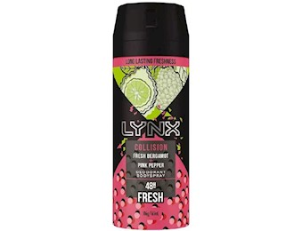 LYNX DEO CLSION FRESH BMOT PINK 165ML