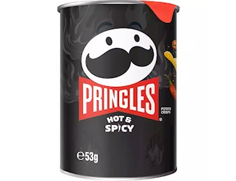 PRINGLES HOT & SPICY 53G X12