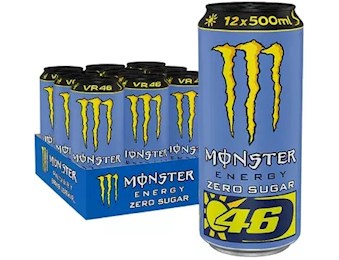 MONSTER VR 46 ZERO SUGER 500ML X12