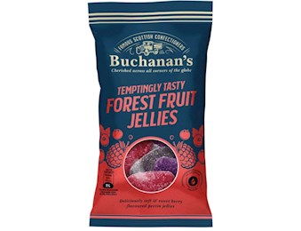 BUCHANANS FOREST FRUIT JELLIES 140GX12