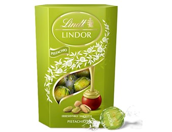 LINDT LINDOR PISTACHIO MILK CHOCOLATE TRUFFLIES  200G