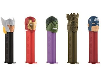 PEZ MARVEL UNIVERSE 17G X12 (2X6unit)