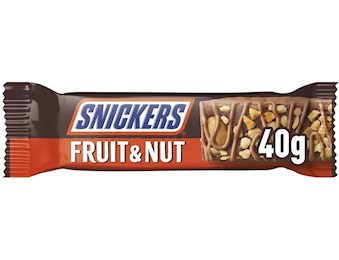 MARS SNICKERS FRUIT& NUT CHOC 40GX18