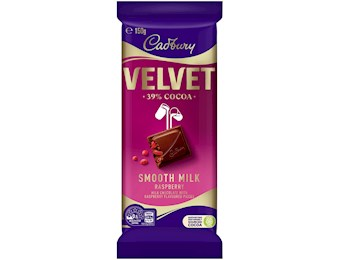 CADBURY DAIRY MILK VELVET RASPBERRY 150G X19