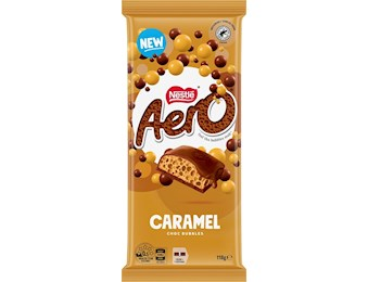 NESTLE  AERO CARAMEL BLOCK 118G 