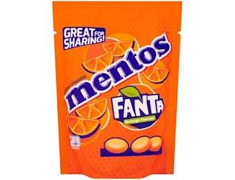 MENTOS FANTA ORANGE CHEWY DRAGEES 140GX7
