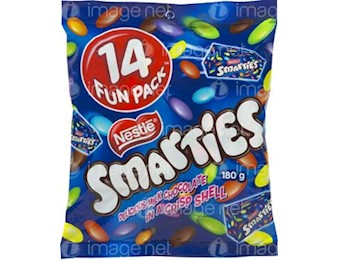 NESTLE SMARTIES FUN PACK 140GX12