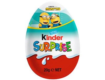KINDER SURPRISE BLUE MINIONS EGG 20G X24