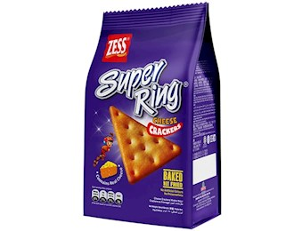 SUPER RING CHEESE CRACKERS 75GX30