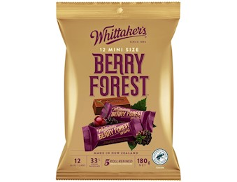 WHITTAKERS BERRY FOREST MINI SLABS 180G