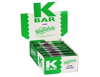 WHITTAKERS LIME K-BARS 24G
