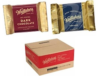 WHITTAKERS HOSPITALITY SQUARES MILK